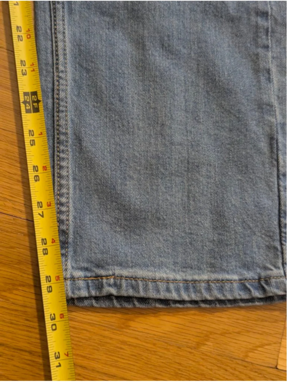 Levi's 513 Straight Jeans 36 x 30 Light Wash